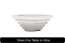 Load image into Gallery viewer, Triton Fire Table in Ultra Concrete Finish
