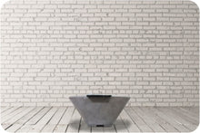 Load image into Gallery viewer, Studio Image of the Verona Concrete Fire &amp; Water Bowl
